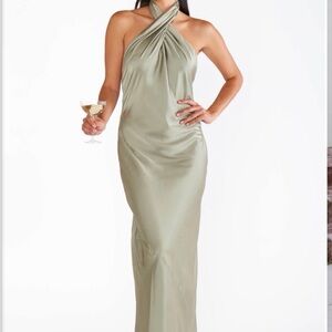 Show Me Your MuMu Jasmine Halter Dress